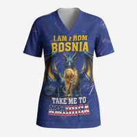 I Am From Bosnia Take Me To America Scrub Top Road to WC 2026