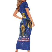I Am From Bosnia Take Me To America Short Sleeve Bodycon Dress Road to WC 2026