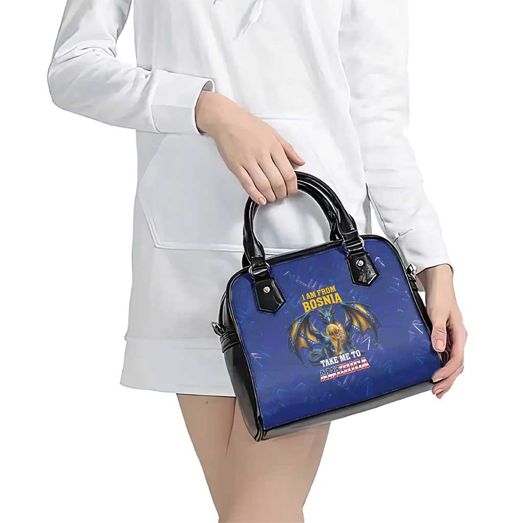 I Am From Bosnia Take Me To America Shoulder Handbag Road to WC 2026
