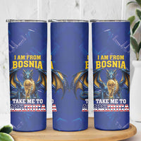 I Am From Bosnia Take Me To America Skinny Tumbler Road to WC 2026