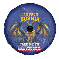 I Am From Bosnia Take Me To America Spare Tire Cover Road to WC 2026