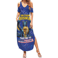 I Am From Bosnia Take Me To America Summer Maxi Dress Road to WC 2026