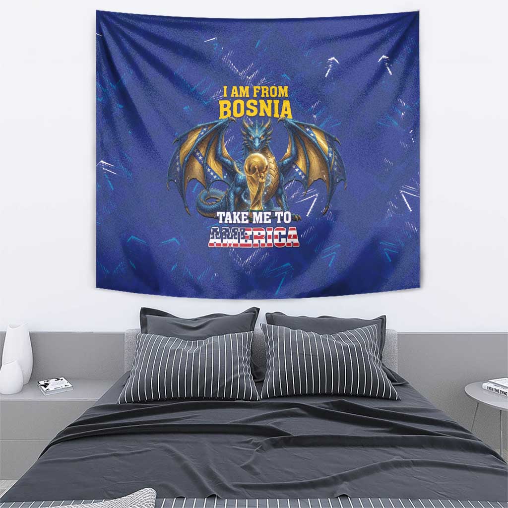 I Am From Bosnia Take Me To America Tapestry Road to WC 2026