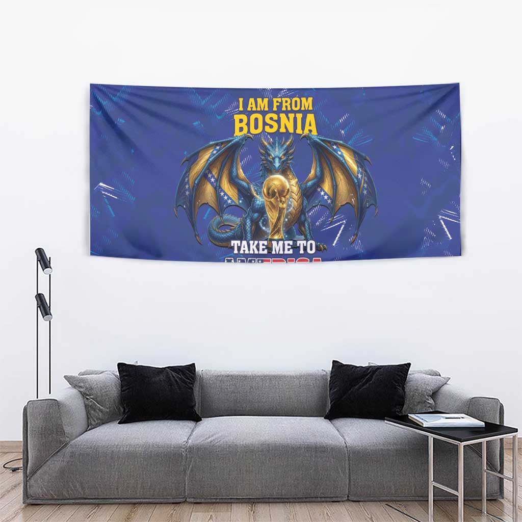 I Am From Bosnia Take Me To America Tapestry Road to WC 2026