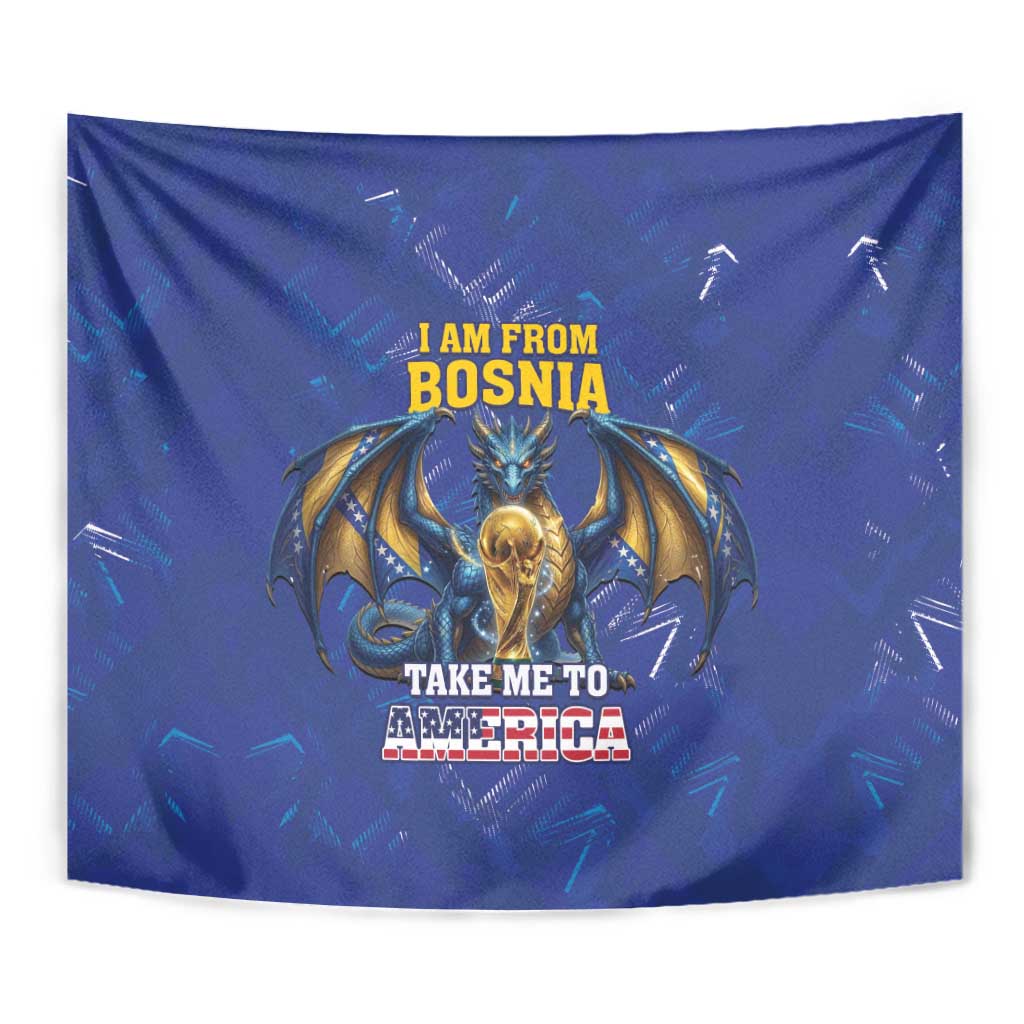 I Am From Bosnia Take Me To America Tapestry Road to WC 2026