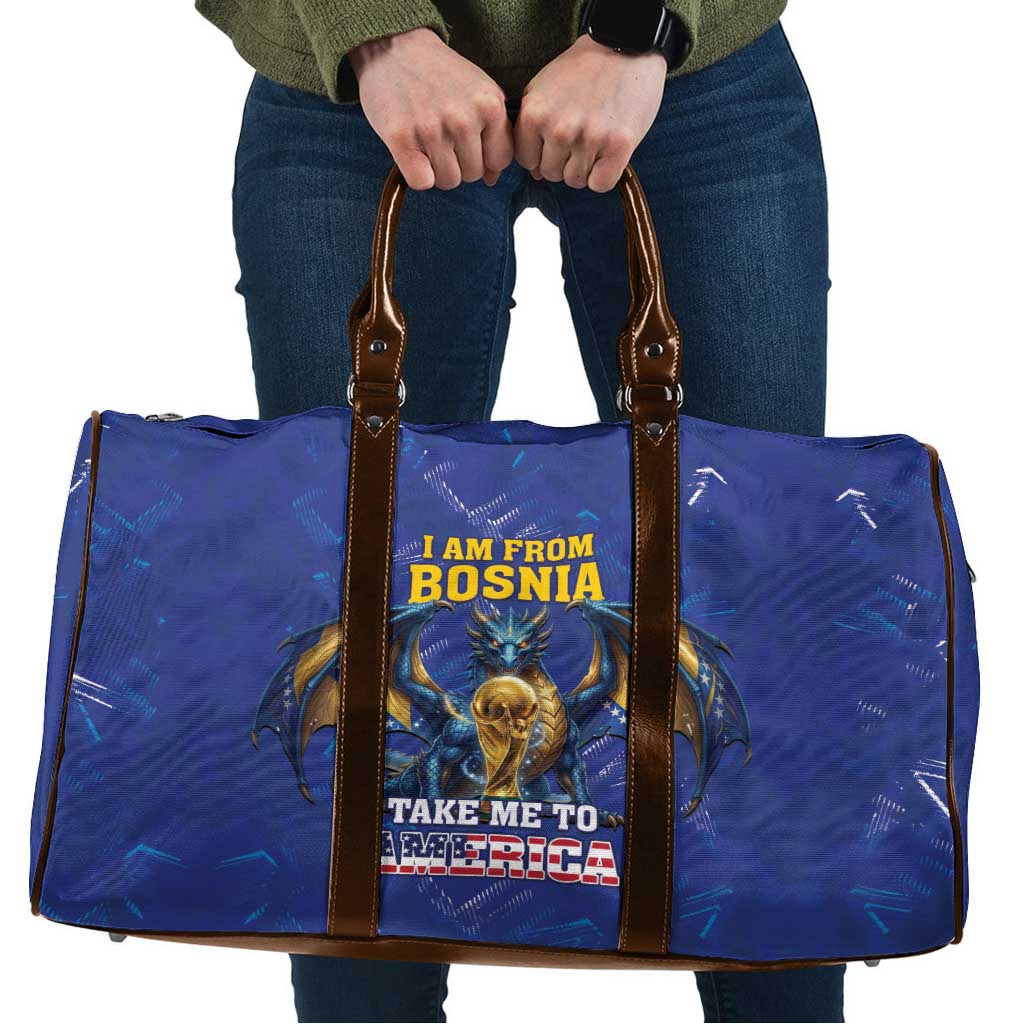 I Am From Bosnia Take Me To America Travel Bag Road to WC 2026