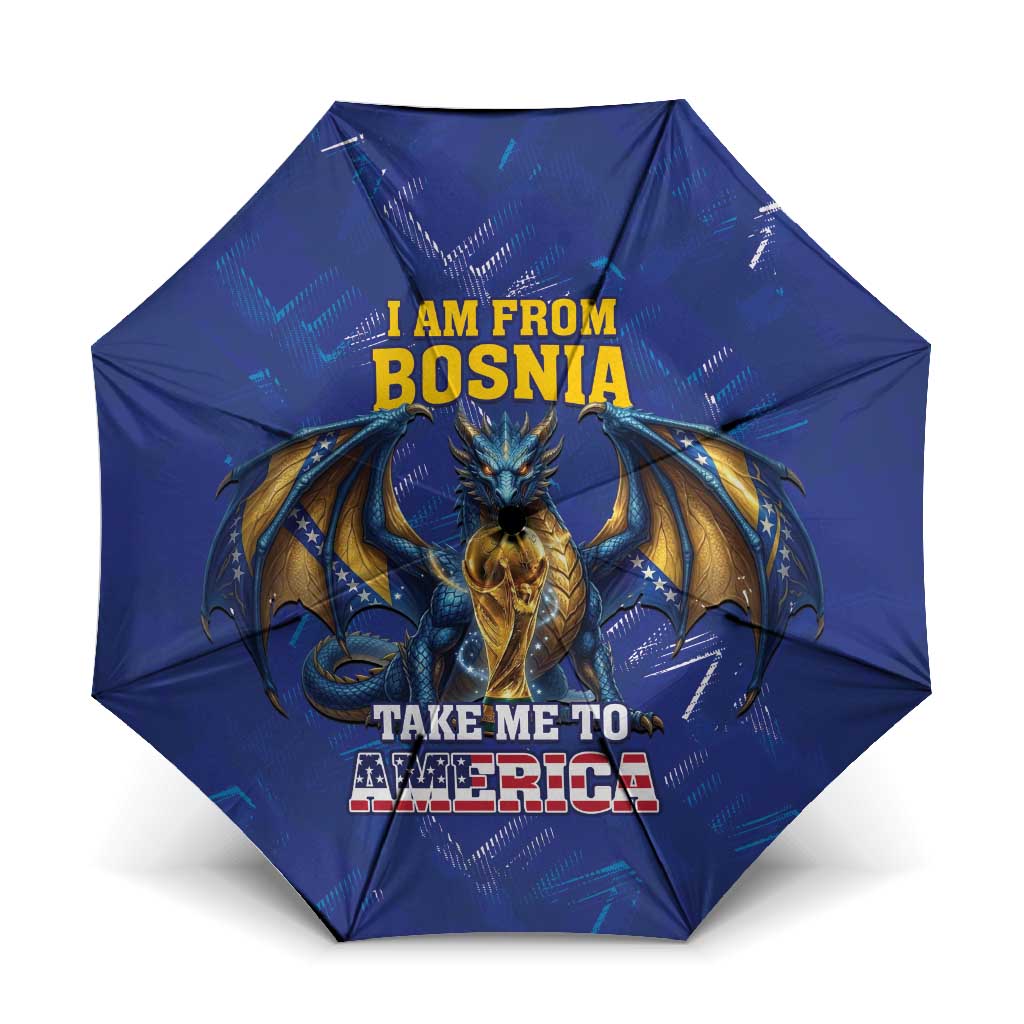 I Am From Bosnia Take Me To America Umbrella Road to WC 2026