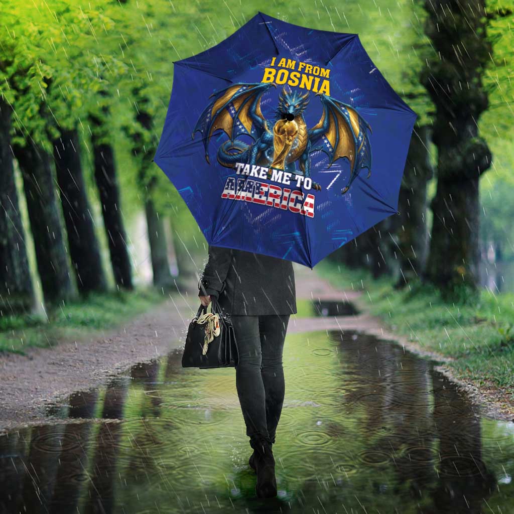 I Am From Bosnia Take Me To America Umbrella Road to WC 2026