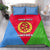 Personalized Eritrea Emblem Bedding Set With Flag Color - Wonder Print Shop