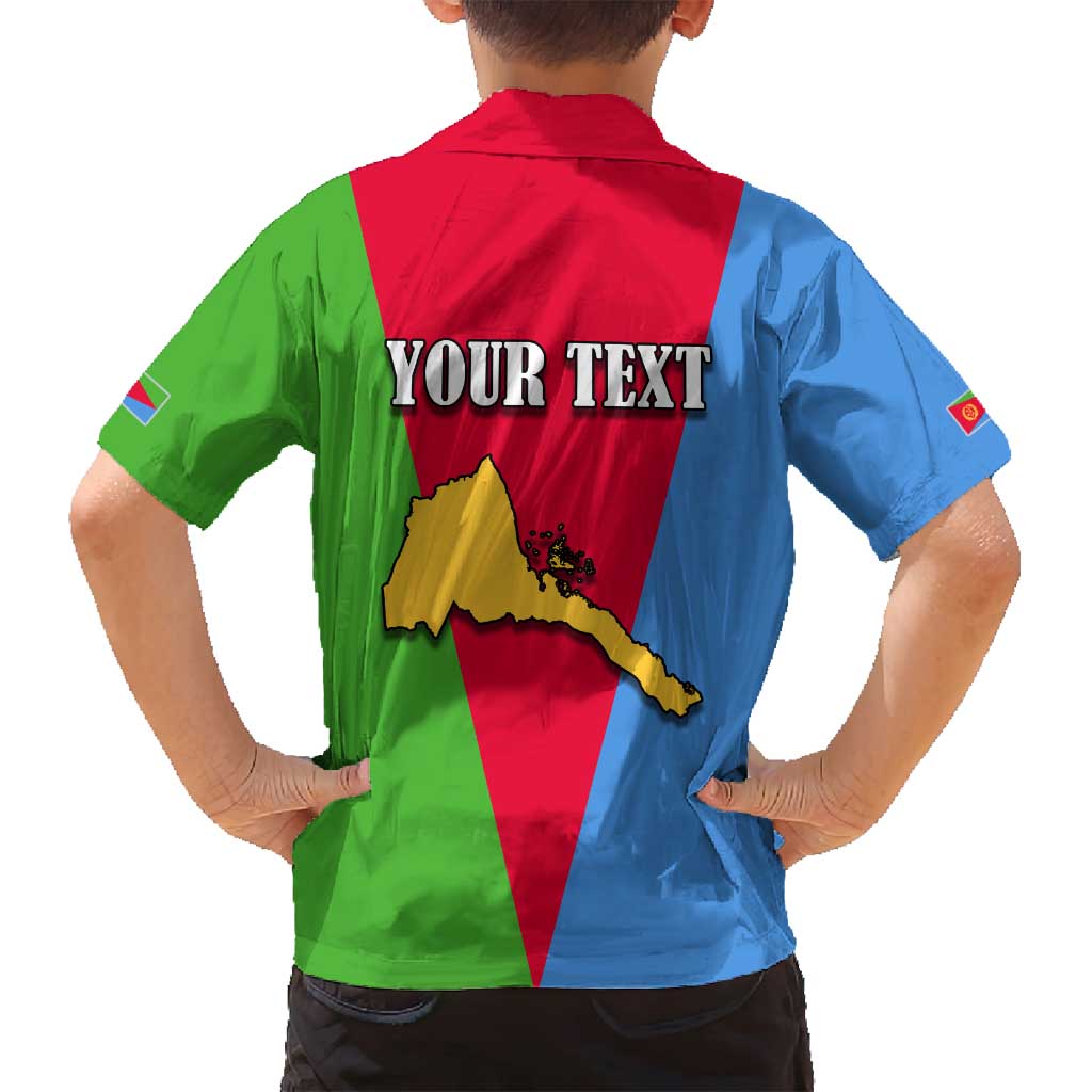 Personalized Eritrea Emblem Family Matching Long Sleeve Bodycon Dress and Hawaiian Shirt With Flag Color - Wonder Print Shop