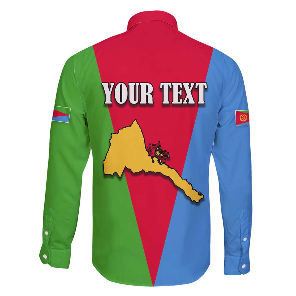 Personalized Eritrea Emblem Family Matching Long Sleeve Bodycon Dress and Hawaiian Shirt With Flag Color - Wonder Print Shop