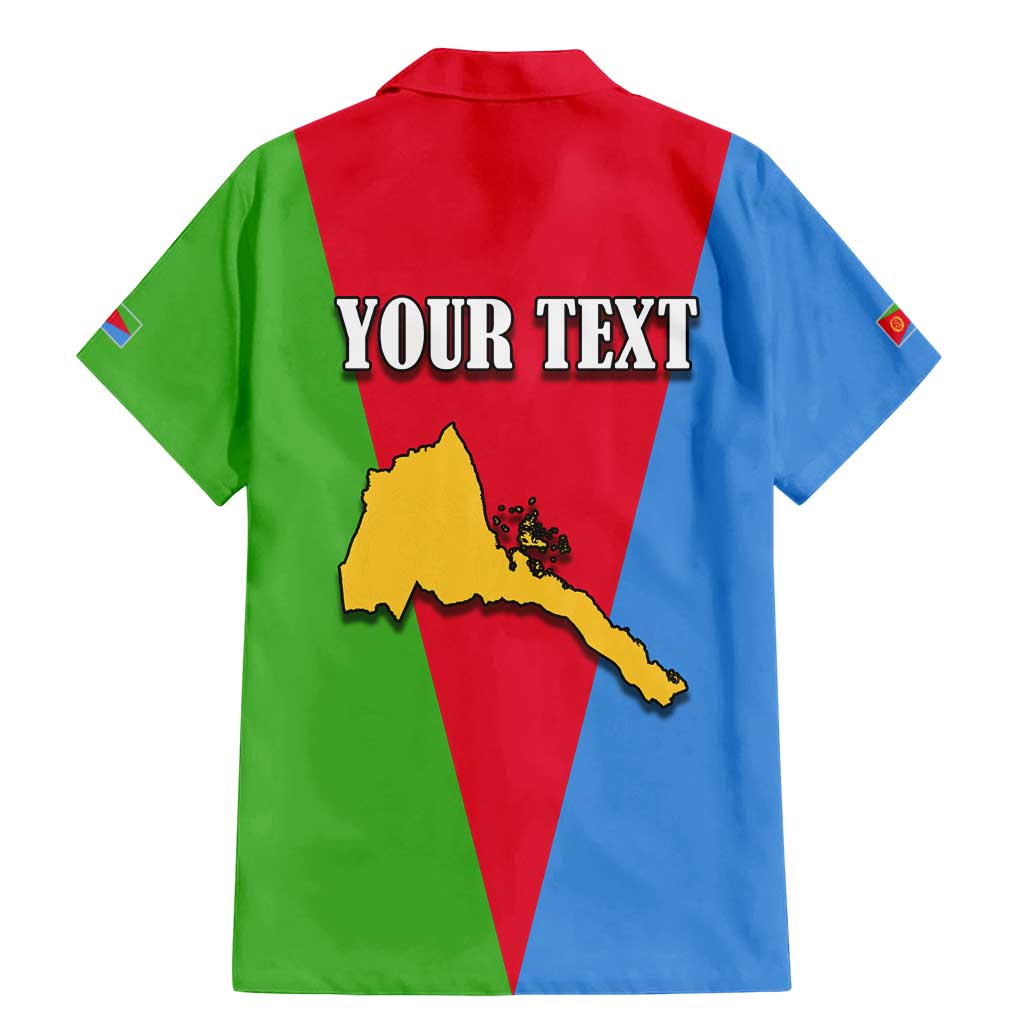 Personalized Eritrea Emblem Family Matching Mermaid Dress and Hawaiian Shirt With Flag Color - Wonder Print Shop