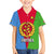 Personalized Eritrea Emblem Family Matching Off The Shoulder Long Sleeve Dress and Hawaiian Shirt With Flag Color - Wonder Print Shop