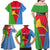 Personalized Eritrea Emblem Family Matching Off Shoulder Maxi Dress and Hawaiian Shirt With Flag Color - Wonder Print Shop