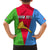 Personalized Eritrea Emblem Family Matching Off Shoulder Short Dress and Hawaiian Shirt With Flag Color - Wonder Print Shop