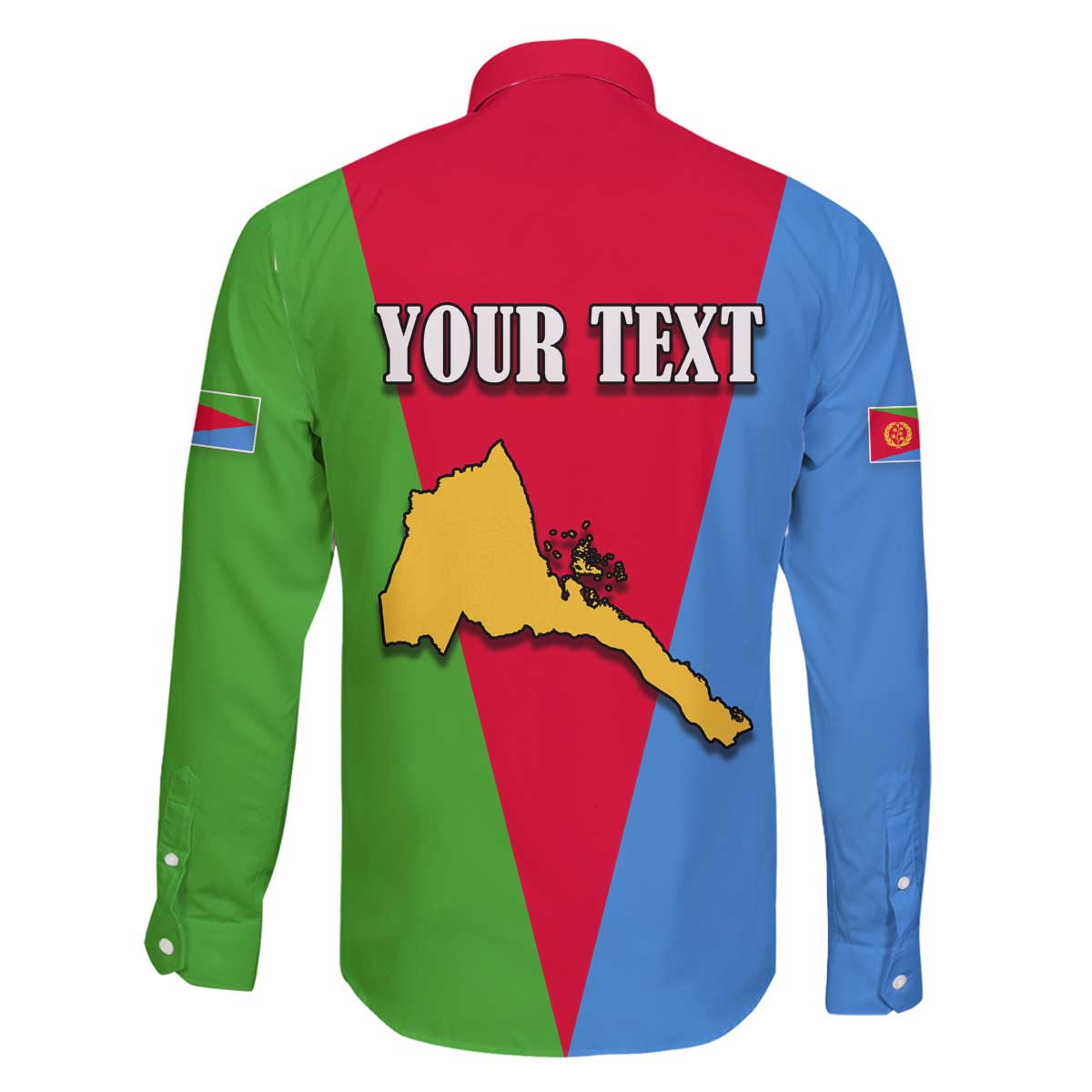 Personalized Eritrea Emblem Family Matching Puletasi and Hawaiian Shirt With Flag Color - Wonder Print Shop