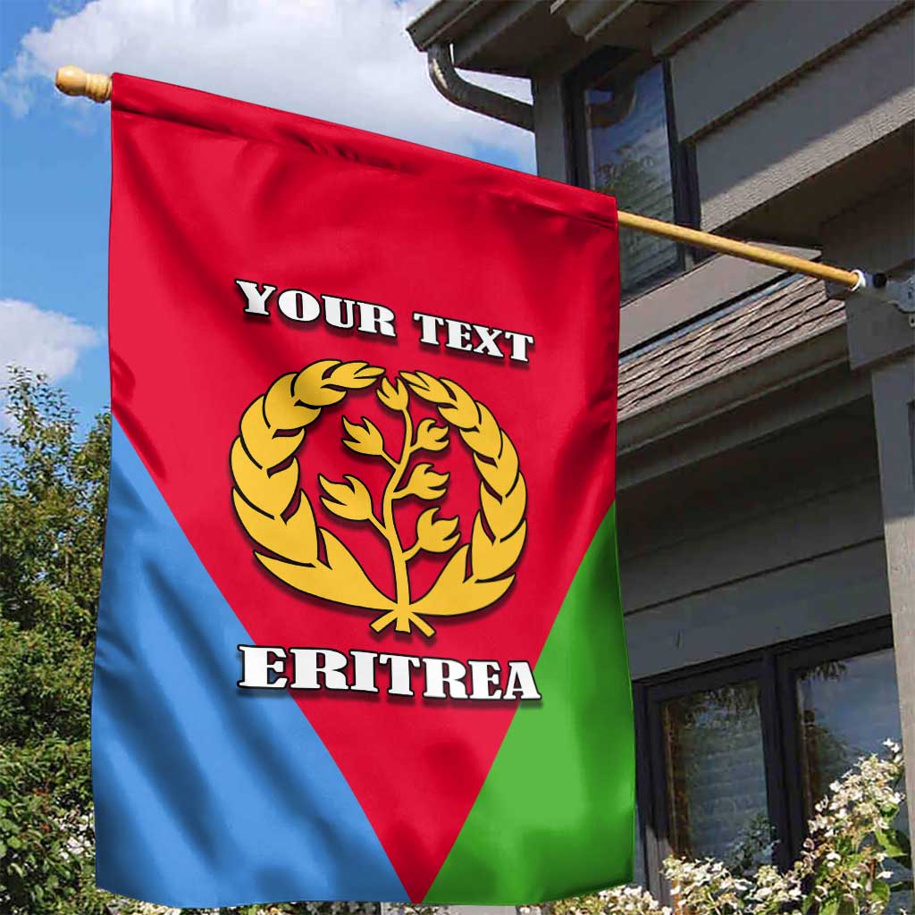 Personalized Eritrea Emblem Garden Flag With Flag Color - Wonder Print Shop
