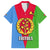 Personalized Eritrea Emblem Hawaiian Shirt With Flag Color - Wonder Print Shop
