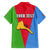 Personalized Eritrea Emblem Hawaiian Shirt With Flag Color - Wonder Print Shop