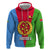 Personalized Eritrea Emblem Hoodie With Flag Color - Wonder Print Shop