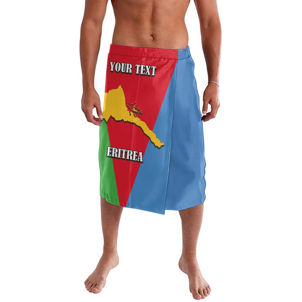 Personalized Eritrea Emblem Lavalava With Flag Color - Wonder Print Shop