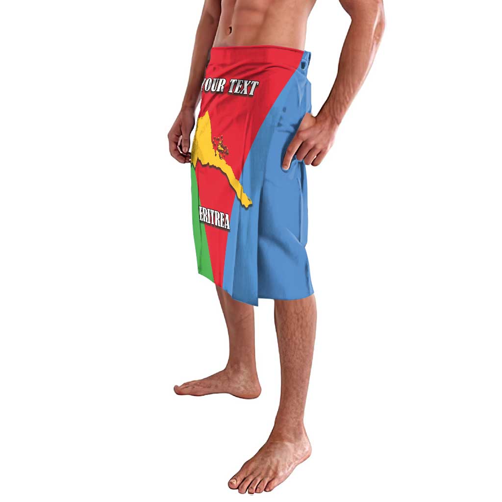 Personalized Eritrea Emblem Lavalava With Flag Color - Wonder Print Shop