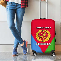 Personalized Eritrea Emblem Luggage Cover With Flag Color - Wonder Print Shop