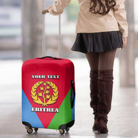 Personalized Eritrea Emblem Luggage Cover With Flag Color - Wonder Print Shop