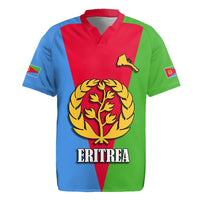 Personalized Eritrea Emblem Rugby Jersey With Flag Color - Wonder Print Shop