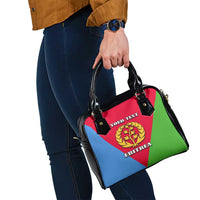 Personalized Eritrea Emblem Shoulder Handbag With Flag Color