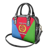 Personalized Eritrea Emblem Shoulder Handbag With Flag Color