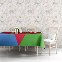 Personalized Eritrea Emblem Tablecloth With Flag Color - Wonder Print Shop