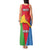 Personalized Eritrea Emblem Tank Maxi Dress With Flag Color - Wonder Print Shop