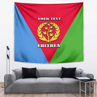 Personalized Eritrea Emblem Tapestry With Flag Color - Wonder Print Shop