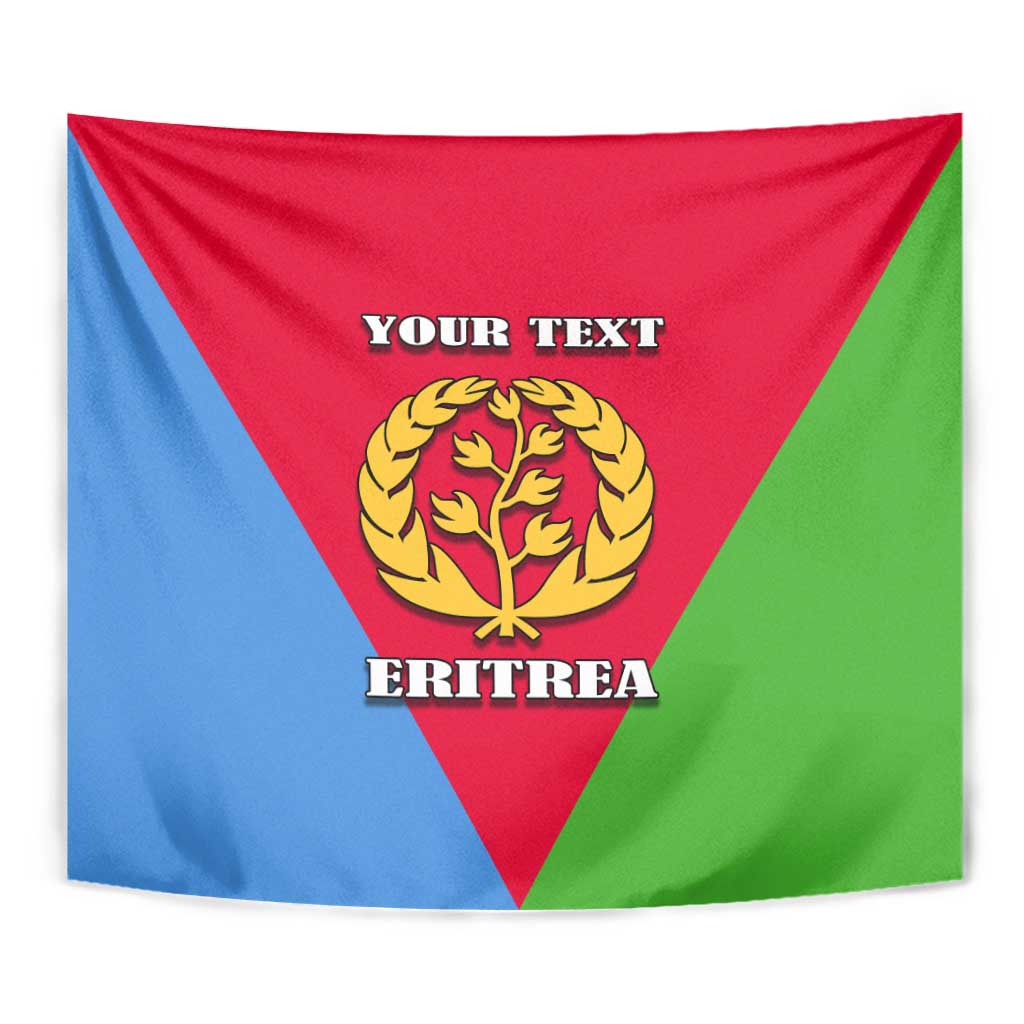 Personalized Eritrea Emblem Tapestry With Flag Color - Wonder Print Shop