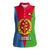 Personalized Eritrea Emblem Women Sleeveless Polo Shirt With Flag Color - Wonder Print Shop