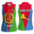 Personalized Eritrea Emblem Women Sleeveless Polo Shirt With Flag Color - Wonder Print Shop