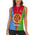 Personalized Eritrea Emblem Women Sleeveless Polo Shirt With Flag Color - Wonder Print Shop