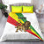 Ethiopia Bedding Set Lion Of Judah Emblem With Cross - Wonder Print Shop