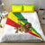 Ethiopia Bedding Set Lion Of Judah Emblem With Cross - Wonder Print Shop