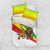 Ethiopia Bedding Set Lion Of Judah Emblem With Cross - Wonder Print Shop
