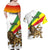 Ethiopia Couples Matching Off Shoulder Maxi Dress and Hawaiian Shirt Lion Of Judah Emblem With Cross - Wonder Print Shop