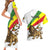 Ethiopia Couples Matching Short Sleeve Bodycon Dress and Hawaiian Shirt Lion Of Judah Emblem With Cross - Wonder Print Shop