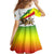 Ethiopia Family Matching Tank Maxi Dress and Hawaiian Shirt Lion Of Judah Emblem With Cross - Wonder Print Shop