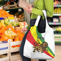 Ethiopia Grocery Bag Lion Of Judah Emblem With Cross