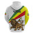 Ethiopia Hoodie Lion Of Judah Emblem With Cross - Wonder Print Shop