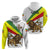 Ethiopia Hoodie Lion Of Judah Emblem With Cross - Wonder Print Shop