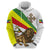 Ethiopia Hoodie Lion Of Judah Emblem With Cross - Wonder Print Shop