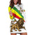 Ethiopia Hoodie Dress Lion Of Judah Emblem With Cross - Wonder Print Shop