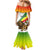 Ethiopia Mermaid Dress Lion Of Judah Emblem With Cross - Wonder Print Shop